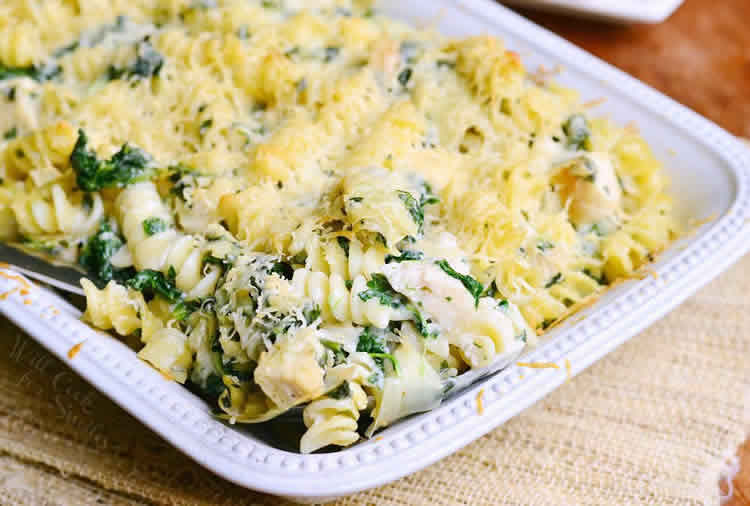 Recette gratin épinards et artichauts ww