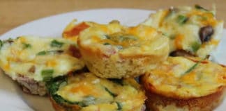 Recette muffins aux oeufs et dinde ww