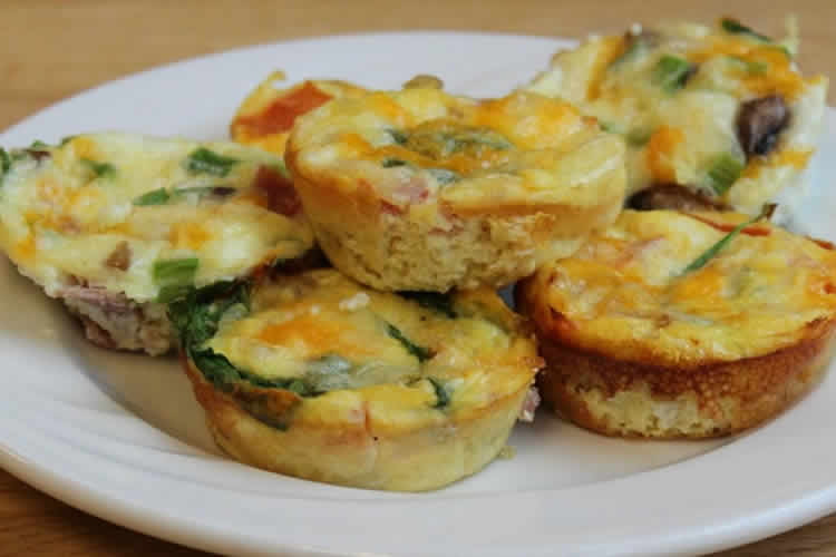 Recette muffins aux oeufs et dinde ww
