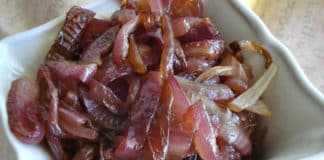 Recette oignons caramélisés balsamique ww