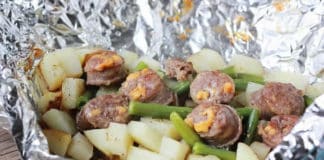 Recette pommes de terre avec des saucisses fumées ww