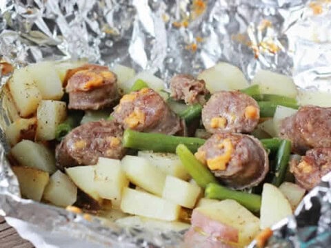 Recette pommes de terre avec des saucisses fumées ww