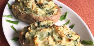 Recette pommes de terre farcies au saumon et crème ww