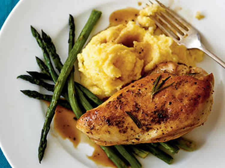 Recette poulet au four au citron et herbes ww