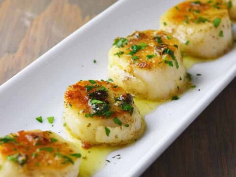 Recette pétoncles à l'ail et au citron ww