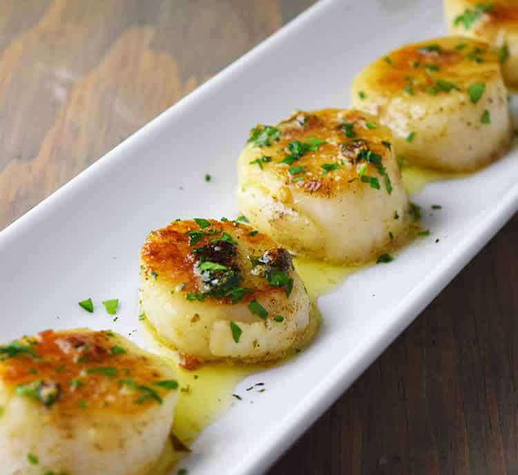 Recette pétoncles à l'ail et au citron ww