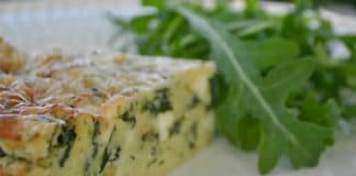 Recette quiche sans pâte aux épinards et au fromage feta ww