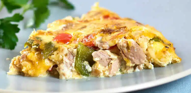 Recette quiche thon sans pâte weight watchers