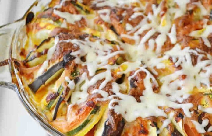Recette ratatouille fromage au four w.w