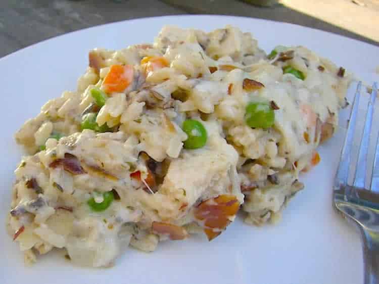 Recette riz sauvage au poulet ww