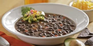 Recette soupe aux haricots noirs ww