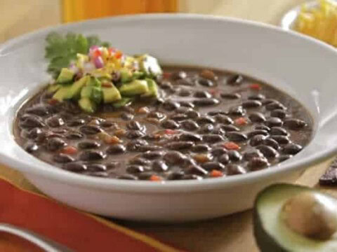 Recette soupe aux haricots noirs ww