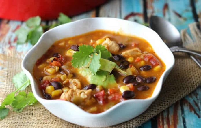 Recette soupe de poulet ww