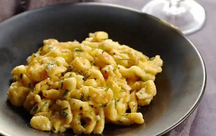 Recette spatzles au fromage ww