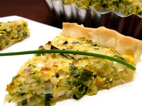 Recette tarte aux poireaux weight watchers