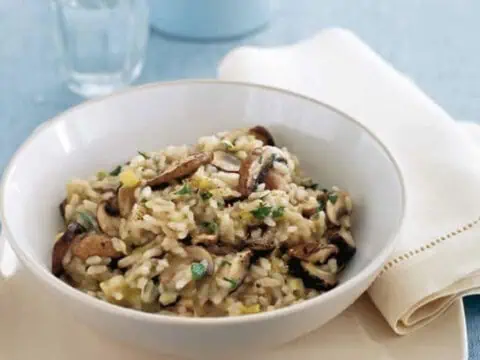 risotto champignon poireau au Cookeo