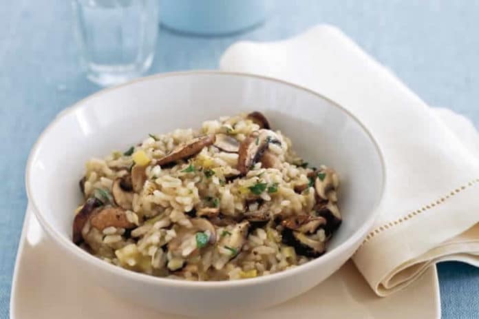 Risotto champignon poireau au Cookeo