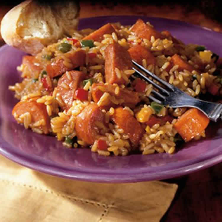 Riz aux légumes et saucisse au cookeo
