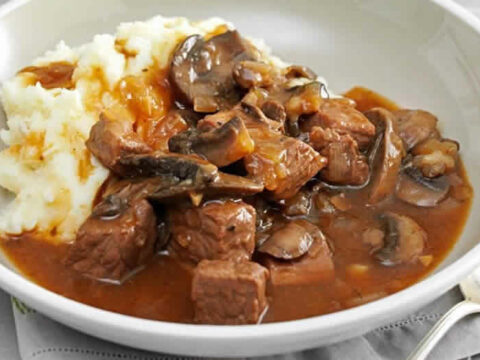 Sauté de bœuf aux champignons au cookeo