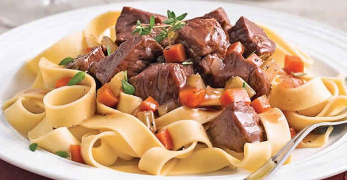 Sauté de veau Marengo au cookeo