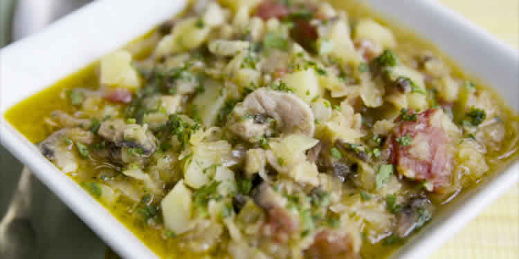 Soupe au chou et bacon au cookeo