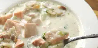 Soupe de saumon cabillaud pommes de terre au thermomix