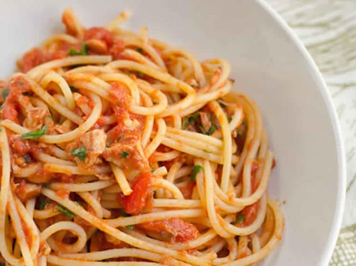 Spaghettis thon au cookeo