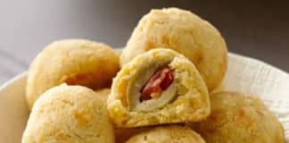 Boulettes de fromage farcies aux olives au thermomix