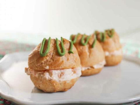 Choux à la mousse de saumon fumé au thermomix