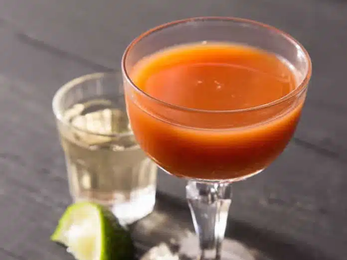 Cocktail au jus de tomate et vodka au thermomix