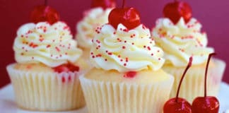 Cupcakes aux cerises et mascarpone au thermomix