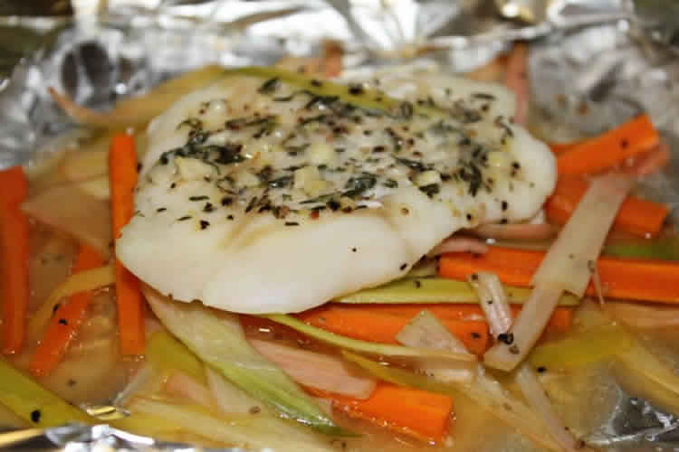 Filets de cabillaud varoma au thermomix