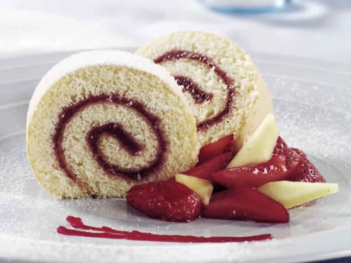 Gateau roulé à la confiture au thermomix
