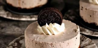 Gâteau glacé au biscuit oreo