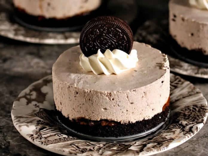 Gâteau glacé au biscuit oreo