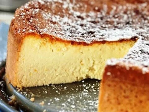 Gâteau moelleux à la ricotta et aux amandes