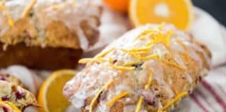 Gâteau orange canneberges
