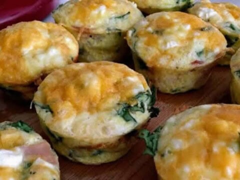 Muffins au jambon et mozzarella au thermomix