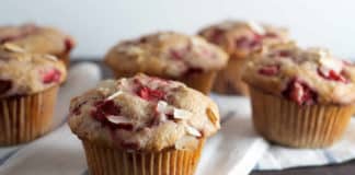 Muffins aux fraises et amandes au thermomix