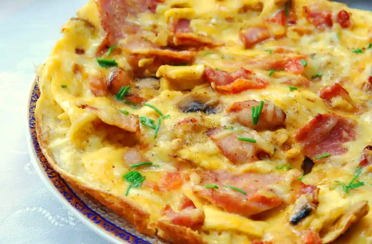 omelette au lardons cookeo