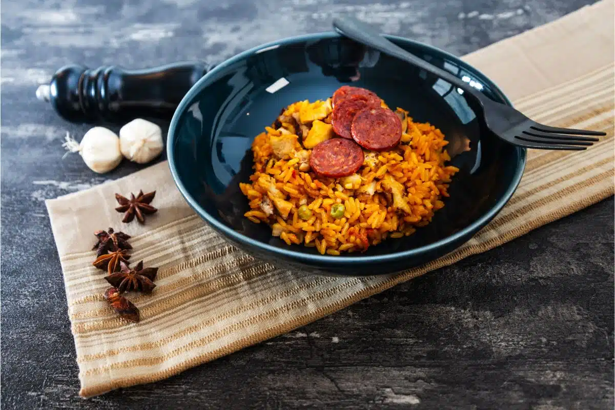 Paella poulet chorizo au cookeo
