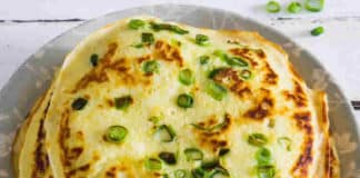 Pancakes aux oignons de printemps au thermomix