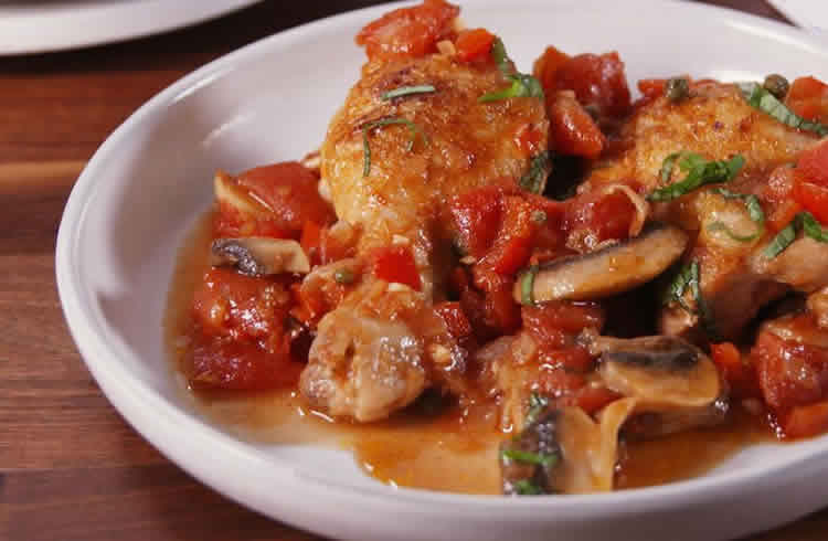 Poulet cacciatore au thermomix