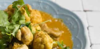 Poulet chou-fleur et curry au cookeo