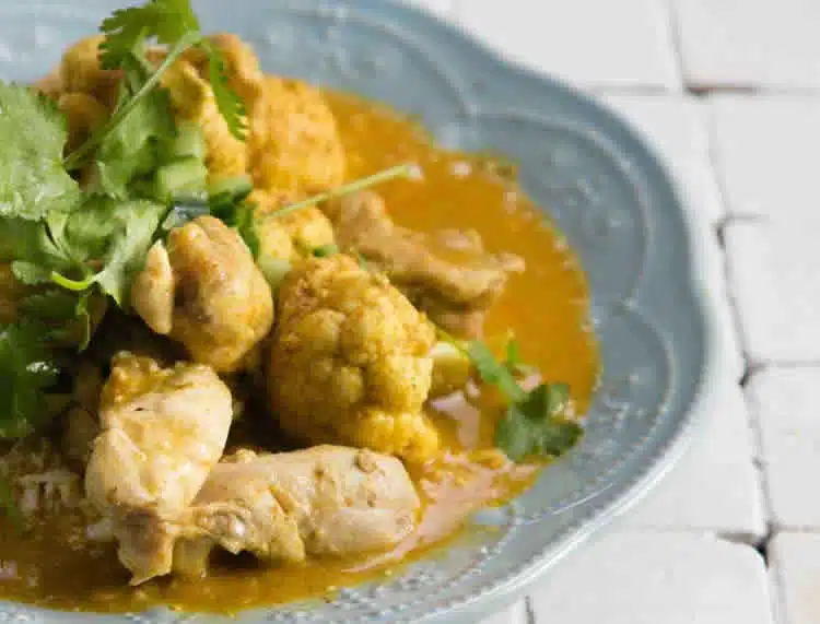 Poulet chou-fleur et curry au cookeo