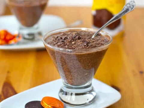 Pudding chocolat et chia au thermomix