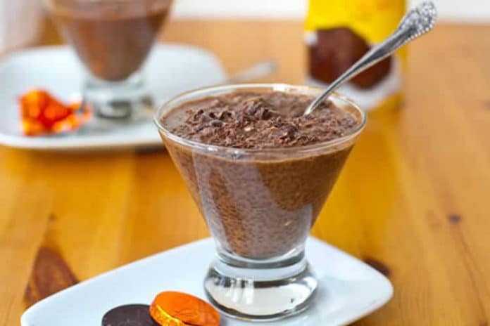 Pudding chocolat et chia au thermomix
