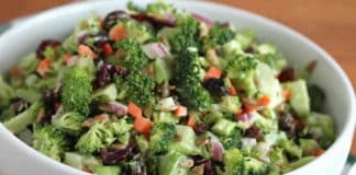 Salade de brocoli aux raisins secs au thermomix