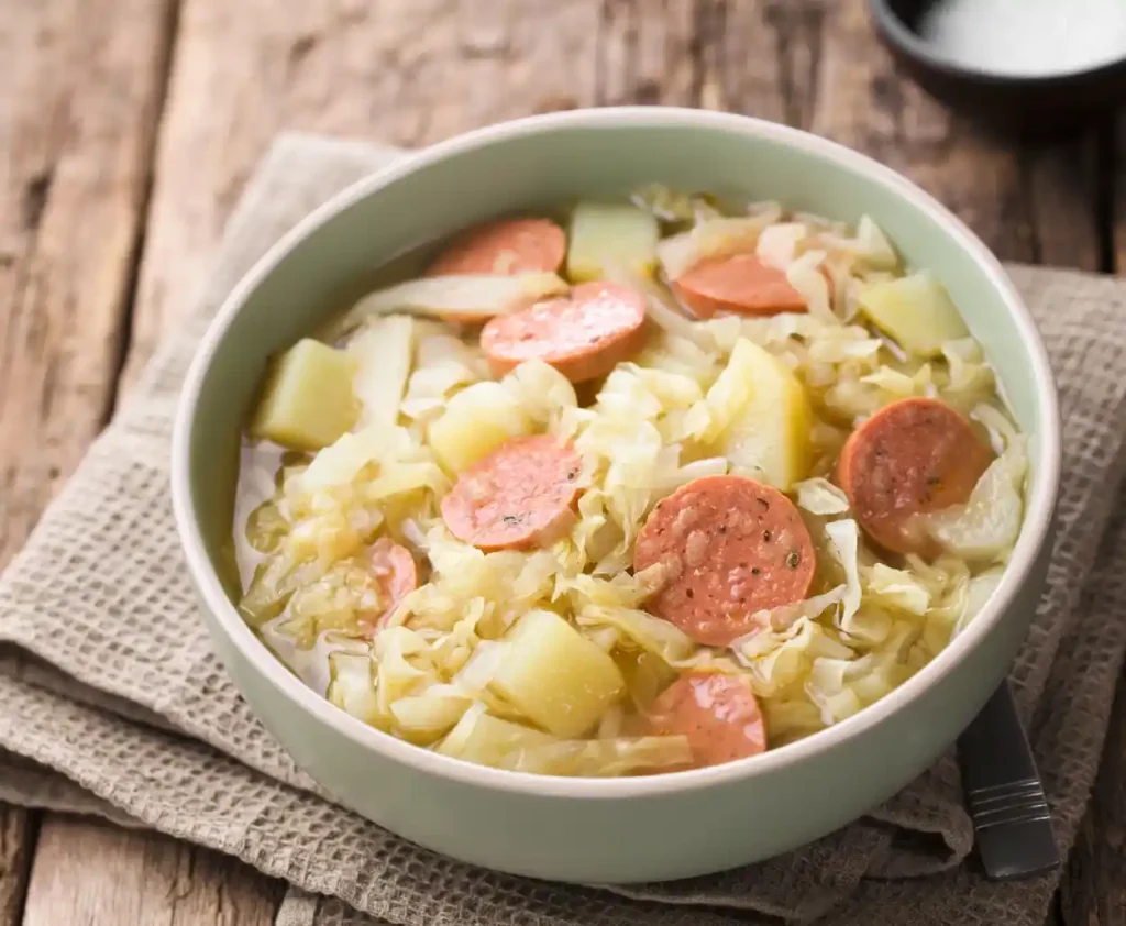 Saucisses aux Chou et pomme de terre au cookeo