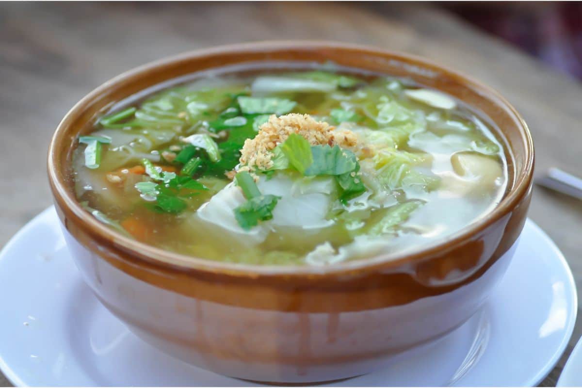 Soupe au choux au cookeo